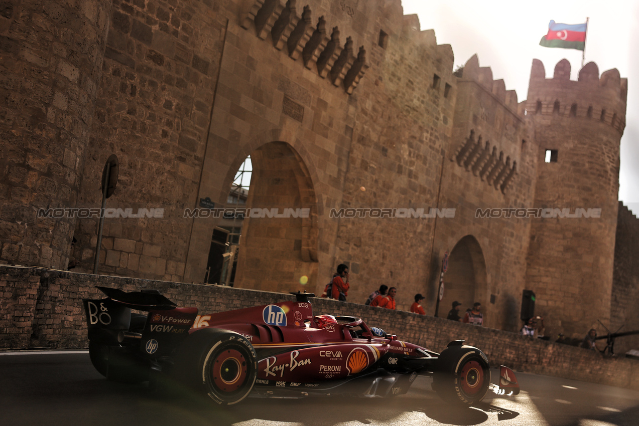 GP AZERBAIJAN, Charles Leclerc (MON) Ferrari SF-24.

15.09.2024. Formula 1 World Championship, Rd 17, Azerbaijan Grand Prix, Baku Street Circuit, Azerbaijan, Gara Day.

- www.xpbimages.com, EMail: requests@xpbimages.com © Copyright: Bearne / XPB Images