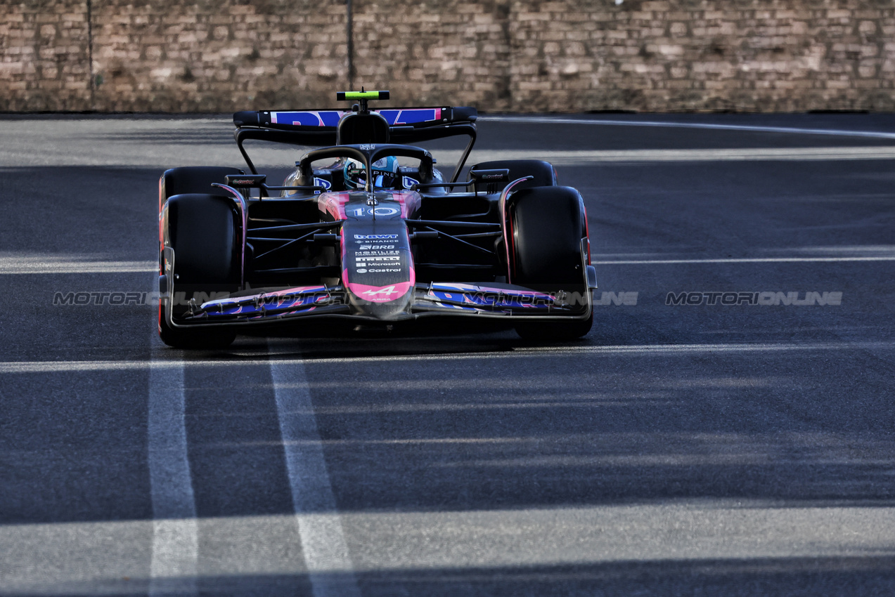 GP AZERBAIJAN, Pierre Gasly (FRA) Alpine F1 Team A524.

15.09.2024. Formula 1 World Championship, Rd 17, Azerbaijan Grand Prix, Baku Street Circuit, Azerbaijan, Gara Day.

- www.xpbimages.com, EMail: requests@xpbimages.com © Copyright: Bearne / XPB Images