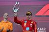 GP AZERBAIJAN, Charles Leclerc (MON) Ferrari celebrates his second position on the podium.

15.09.2024. Formula 1 World Championship, Rd 17, Azerbaijan Grand Prix, Baku Street Circuit, Azerbaijan, Gara Day.

- www.xpbimages.com, EMail: requests@xpbimages.com © Copyright: Batchelor / XPB Images