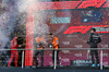 GP AZERBAIJAN, The podium (L to R): Charles Leclerc (MON) Ferrari, second; Tom Stallard (GBR) McLaren Gara Engineer; Oscar Piastri (AUS) McLaren, vincitore; George Russell (GBR) Mercedes AMG F1, third.

15.09.2024. Formula 1 World Championship, Rd 17, Azerbaijan Grand Prix, Baku Street Circuit, Azerbaijan, Gara Day.

- www.xpbimages.com, EMail: requests@xpbimages.com © Copyright: Batchelor / XPB Images