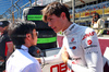 GP AZERBAIJAN, (L to R): Ayao Komatsu (JPN) Haas F1 Team Principal with Oliver Bearman (GBR) Haas F1 Team on the grid.

15.09.2024. Formula 1 World Championship, Rd 17, Azerbaijan Grand Prix, Baku Street Circuit, Azerbaijan, Gara Day.

 - www.xpbimages.com, EMail: requests@xpbimages.com © Copyright: Coates / XPB Images