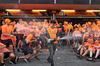 GP AZERBAIJAN, Lando Norris (GBR) McLaren celebrates with the team.

15.09.2024. Formula 1 World Championship, Rd 17, Azerbaijan Grand Prix, Baku Street Circuit, Azerbaijan, Gara Day.

- www.xpbimages.com, EMail: requests@xpbimages.com © Copyright: Bearne / XPB Images