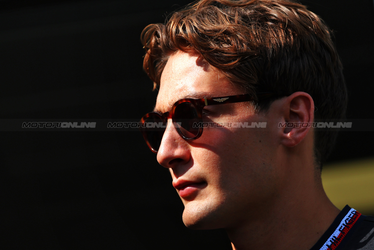 GP AZERBAIJAN, George Russell (GBR) Mercedes AMG F1.

12.09.2024. Formula 1 World Championship, Rd 17, Azerbaijan Grand Prix, Baku Street Circuit, Azerbaijan, Preparation Day.

 - www.xpbimages.com, EMail: requests@xpbimages.com © Copyright: Coates / XPB Images