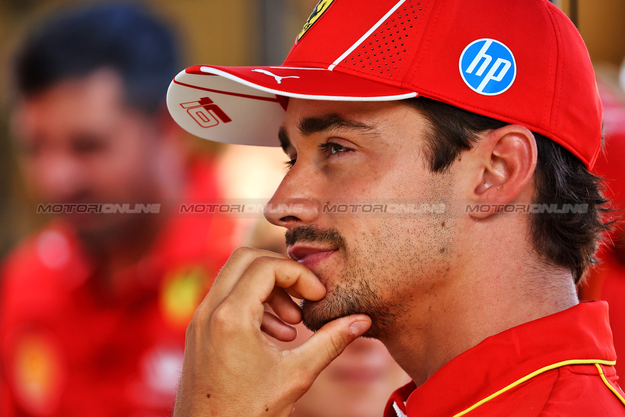 GP AZERBAIJAN, Charles Leclerc (MON) Ferrari.

12.09.2024. Formula 1 World Championship, Rd 17, Azerbaijan Grand Prix, Baku Street Circuit, Azerbaijan, Preparation Day.

- www.xpbimages.com, EMail: requests@xpbimages.com © Copyright: Batchelor / XPB Images