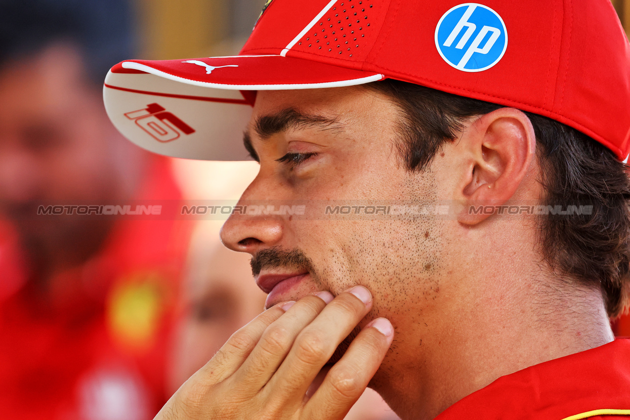 GP AZERBAIJAN, Charles Leclerc (MON) Ferrari.

12.09.2024. Formula 1 World Championship, Rd 17, Azerbaijan Grand Prix, Baku Street Circuit, Azerbaijan, Preparation Day.

- www.xpbimages.com, EMail: requests@xpbimages.com © Copyright: Batchelor / XPB Images