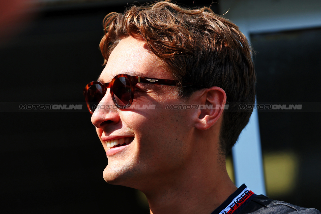 GP AZERBAIJAN, George Russell (GBR) Mercedes AMG F1.

12.09.2024. Formula 1 World Championship, Rd 17, Azerbaijan Grand Prix, Baku Street Circuit, Azerbaijan, Preparation Day.

 - www.xpbimages.com, EMail: requests@xpbimages.com © Copyright: Coates / XPB Images