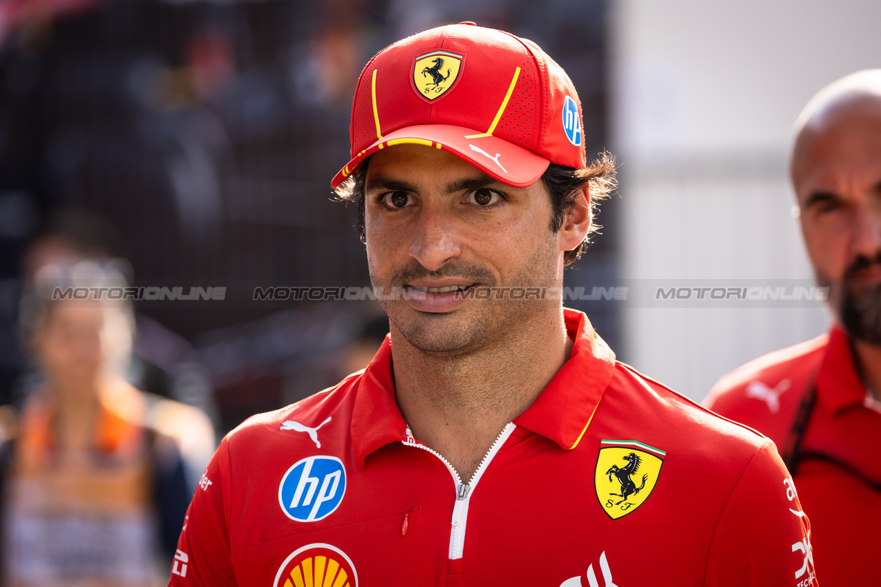 GP AZERBAIJAN, Carlos Sainz Jr (ESP) Ferrari.

12.09.2024. Formula 1 World Championship, Rd 17, Azerbaijan Grand Prix, Baku Street Circuit, Azerbaijan, Preparation Day.

- www.xpbimages.com, EMail: requests@xpbimages.com © Copyright: Bearne / XPB Images