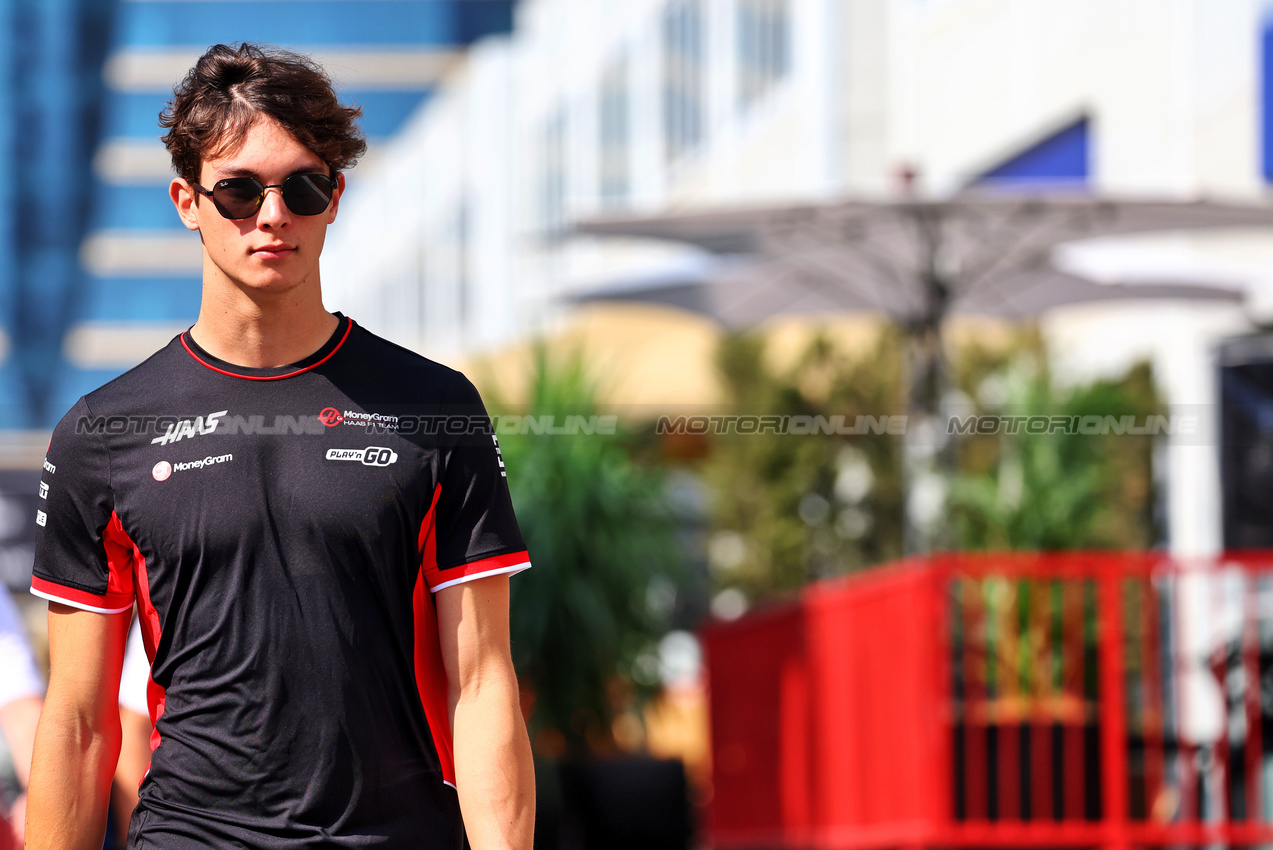 GP AZERBAIJAN, Oliver Bearman (GBR) Haas F1 Team.

12.09.2024. Formula 1 World Championship, Rd 17, Azerbaijan Grand Prix, Baku Street Circuit, Azerbaijan, Preparation Day.

- www.xpbimages.com, EMail: requests@xpbimages.com © Copyright: Batchelor / XPB Images