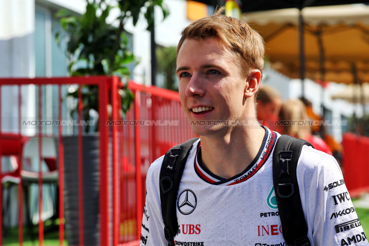 GP AZERBAIJAN, Frederik Vesti (DEN) Mercedes AMG F1 Reserve Driver.

12.09.2024. Formula 1 World Championship, Rd 17, Azerbaijan Grand Prix, Baku Street Circuit, Azerbaijan, Preparation Day.

- www.xpbimages.com, EMail: requests@xpbimages.com © Copyright: Batchelor / XPB Images