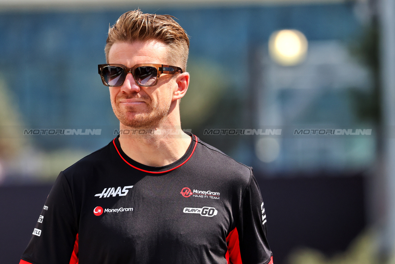 GP AZERBAIJAN, Nico Hulkenberg (GER) Haas F1 Team.

12.09.2024. Formula 1 World Championship, Rd 17, Azerbaijan Grand Prix, Baku Street Circuit, Azerbaijan, Preparation Day.

- www.xpbimages.com, EMail: requests@xpbimages.com © Copyright: Batchelor / XPB Images