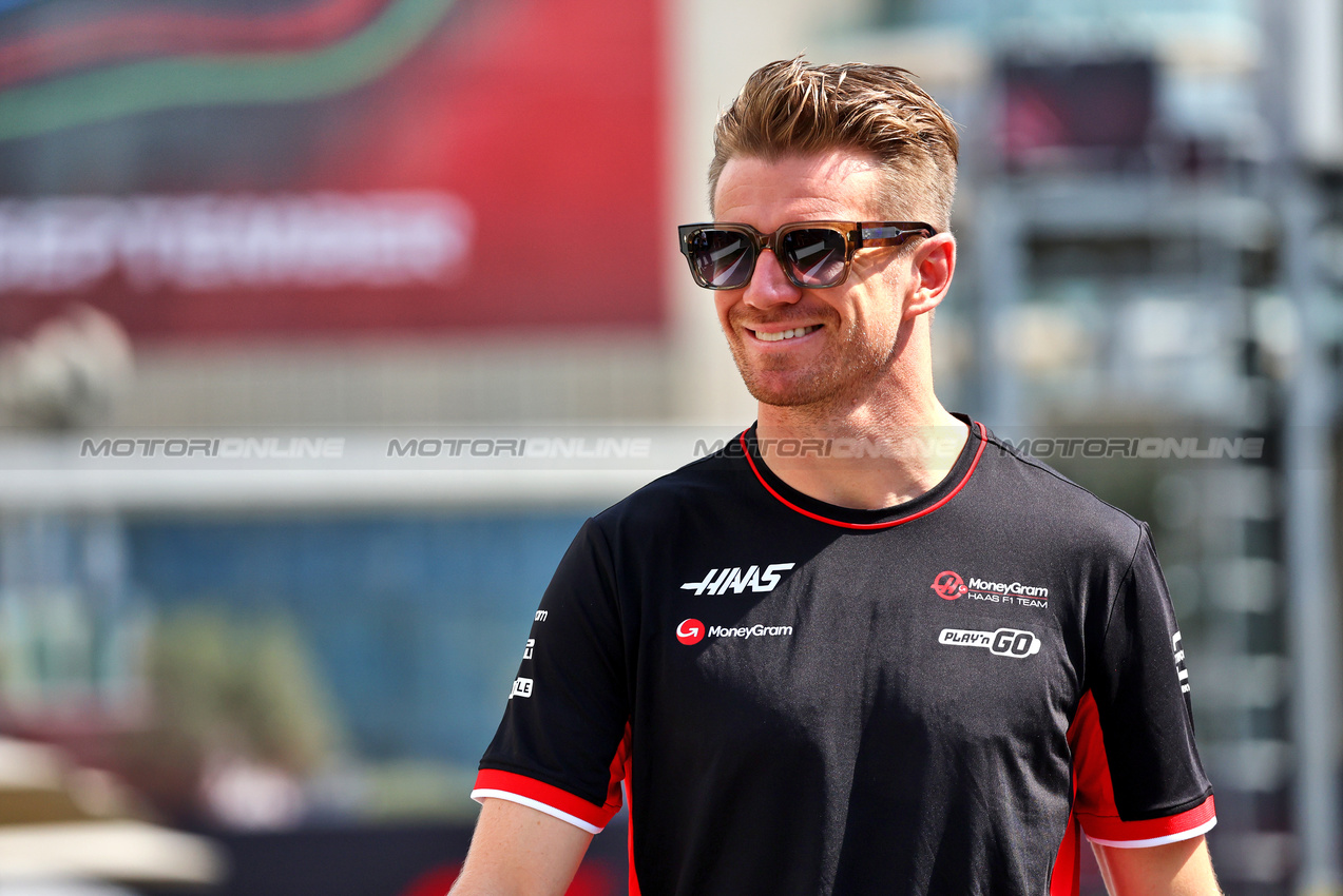 GP AZERBAIJAN, Nico Hulkenberg (GER) Haas F1 Team.

12.09.2024. Formula 1 World Championship, Rd 17, Azerbaijan Grand Prix, Baku Street Circuit, Azerbaijan, Preparation Day.

- www.xpbimages.com, EMail: requests@xpbimages.com © Copyright: Batchelor / XPB Images