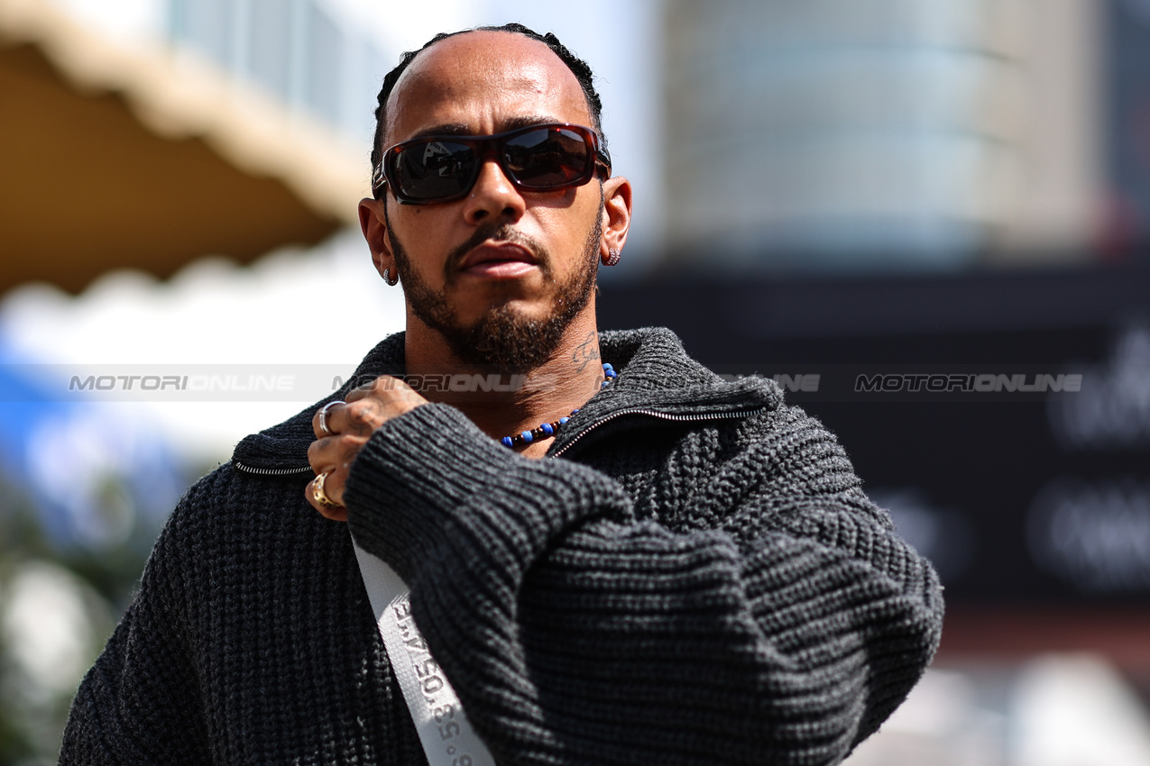 GP AZERBAIJAN, Lewis Hamilton (GBR), Mercedes AMG F1  
12.09.2024. Formula 1 World Championship, Rd 17, Azerbaijan Grand Prix, Baku Street Circuit, Azerbaijan, Preparation Day.
- www.xpbimages.com, EMail: requests@xpbimages.com © Copyright: Charniaux / XPB Images