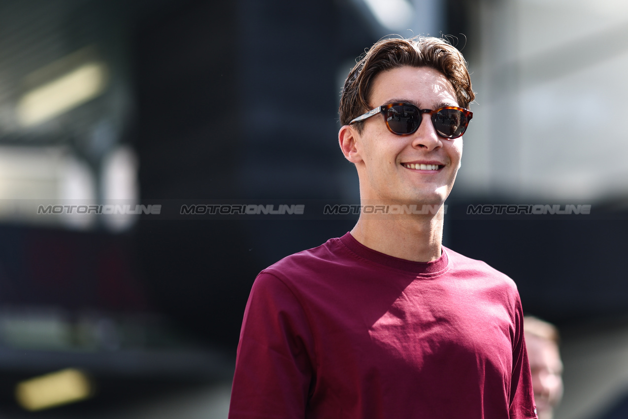 GP AZERBAIJAN, George Russell (GBR), Mercedes AMG F1 
12.09.2024. Formula 1 World Championship, Rd 17, Azerbaijan Grand Prix, Baku Street Circuit, Azerbaijan, Preparation Day.
- www.xpbimages.com, EMail: requests@xpbimages.com © Copyright: Charniaux / XPB Images