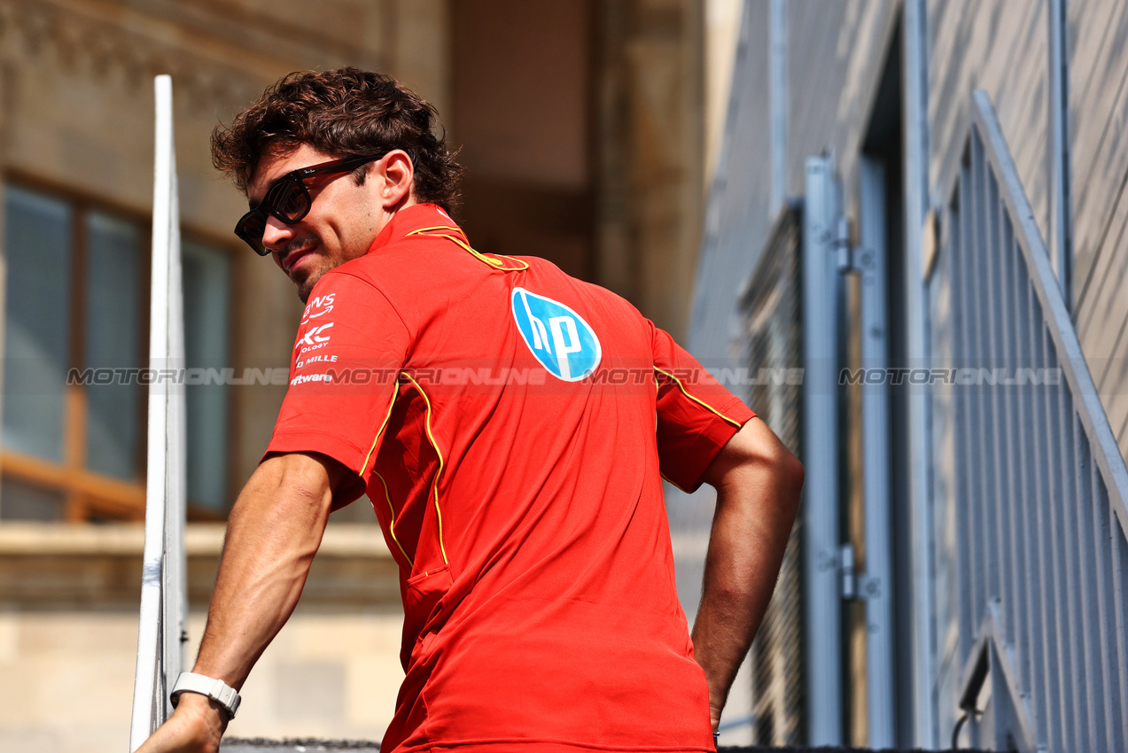 GP AZERBAIJAN, Charles Leclerc (MON) Ferrari.

12.09.2024. Formula 1 World Championship, Rd 17, Azerbaijan Grand Prix, Baku Street Circuit, Azerbaijan, Preparation Day.

 - www.xpbimages.com, EMail: requests@xpbimages.com © Copyright: Coates / XPB Images