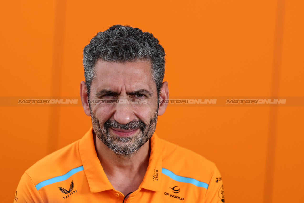 GP AZERBAIJAN, Andrea Stella (ITA) McLaren Team Principal 
12.09.2024. Formula 1 World Championship, Rd 17, Azerbaijan Grand Prix, Baku Street Circuit, Azerbaijan, Preparation Day.
- www.xpbimages.com, EMail: requests@xpbimages.com © Copyright: Charniaux / XPB Images