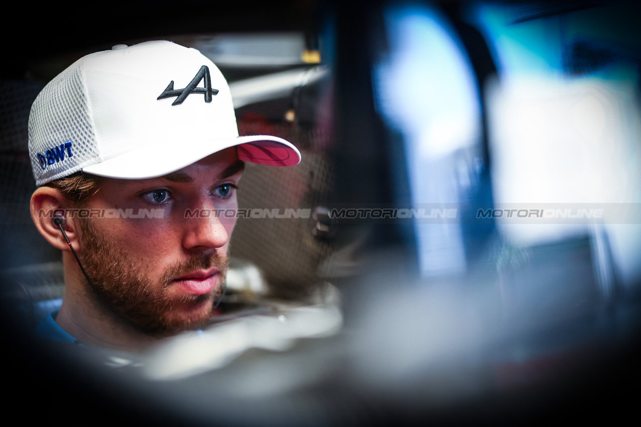 GP AZERBAIJAN, Pierre Gasly (FRA), Alpine F1 Team 
12.09.2024. Formula 1 World Championship, Rd 17, Azerbaijan Grand Prix, Baku Street Circuit, Azerbaijan, Preparation Day.
- www.xpbimages.com, EMail: requests@xpbimages.com © Copyright: Charniaux / XPB Images