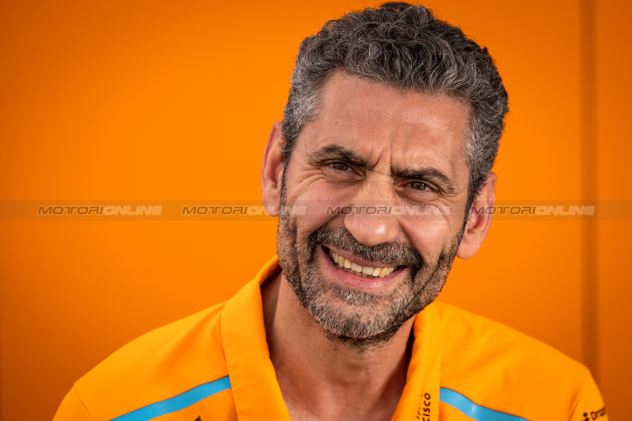 GP AZERBAIJAN, Andrea Stella (ITA) McLaren Team Principal.

12.09.2024. Formula 1 World Championship, Rd 17, Azerbaijan Grand Prix, Baku Street Circuit, Azerbaijan, Preparation Day.

- www.xpbimages.com, EMail: requests@xpbimages.com © Copyright: Bearne / XPB Images