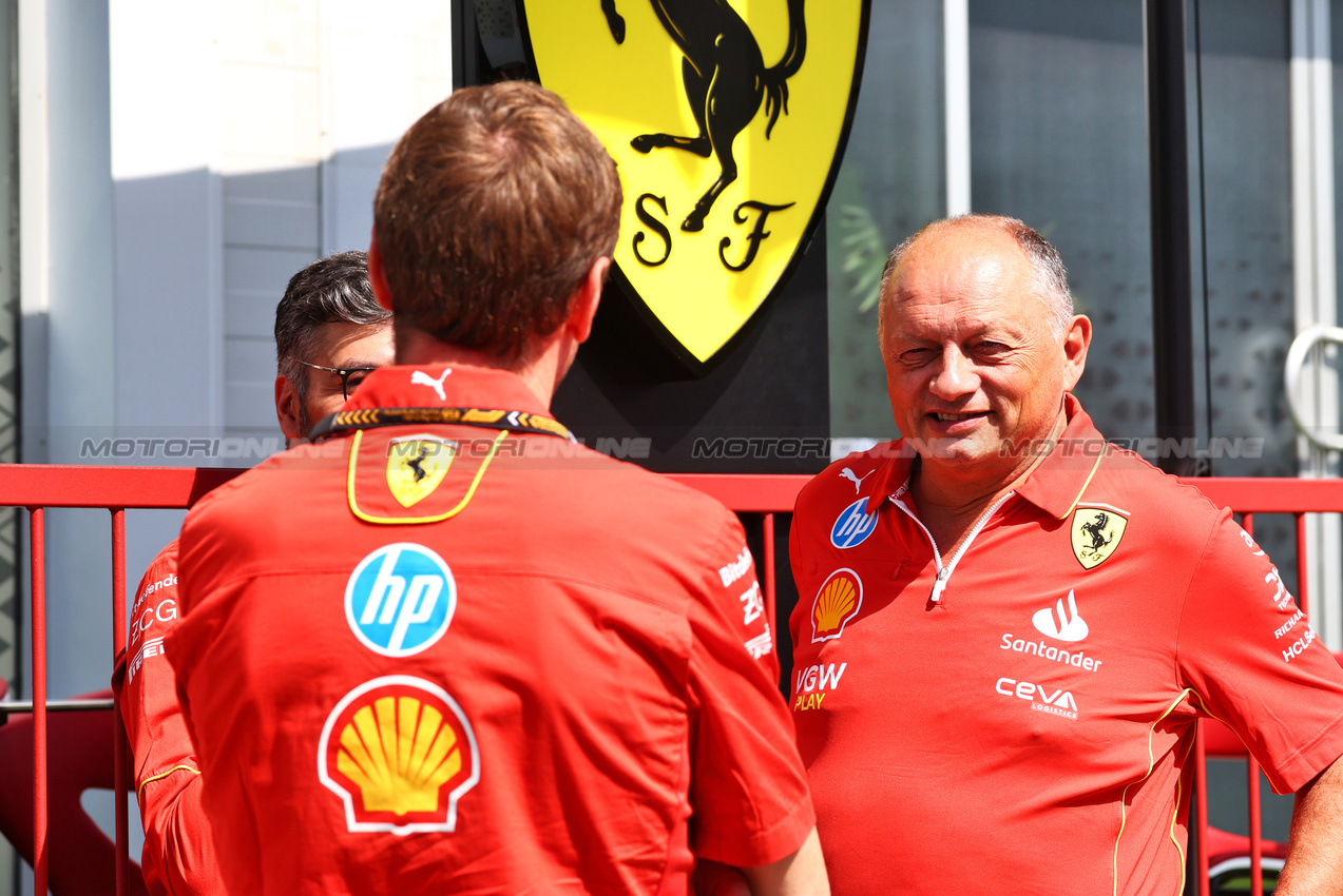 GP AZERBAIJAN, Frederic Vasseur (FRA) Ferrari Team Principal.

12.09.2024. Formula 1 World Championship, Rd 17, Azerbaijan Grand Prix, Baku Street Circuit, Azerbaijan, Preparation Day.

 - www.xpbimages.com, EMail: requests@xpbimages.com © Copyright: Coates / XPB Images