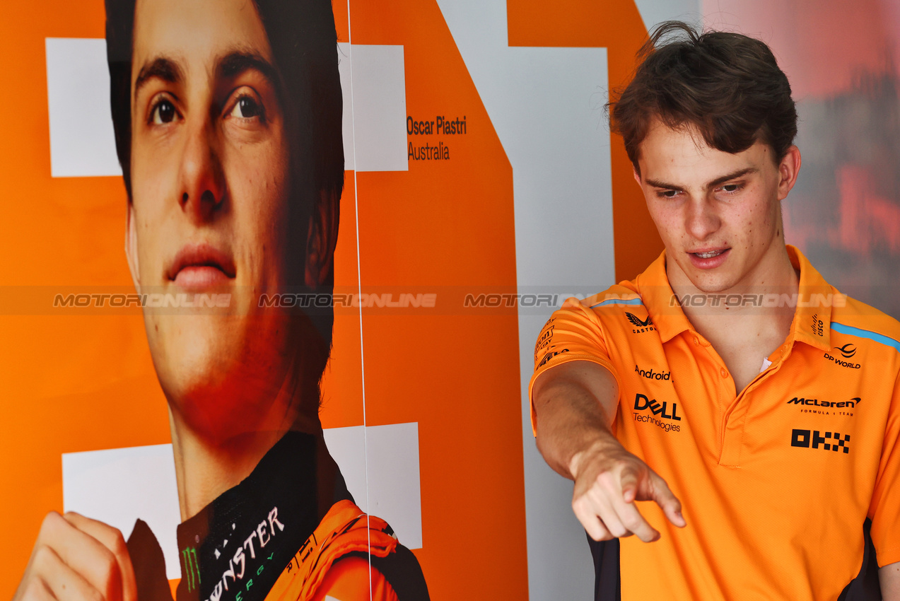 GP AZERBAIJAN, Oscar Piastri (AUS) McLaren.

12.09.2024. Formula 1 World Championship, Rd 17, Azerbaijan Grand Prix, Baku Street Circuit, Azerbaijan, Preparation Day.

- www.xpbimages.com, EMail: requests@xpbimages.com © Copyright: Batchelor / XPB Images