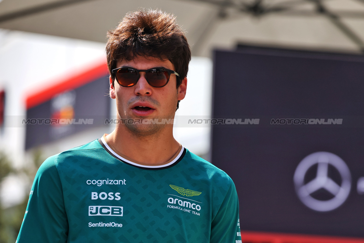 GP AZERBAIJAN, Lance Stroll (CDN) Aston Martin F1 Team.

12.09.2024. Formula 1 World Championship, Rd 17, Azerbaijan Grand Prix, Baku Street Circuit, Azerbaijan, Preparation Day.

- www.xpbimages.com, EMail: requests@xpbimages.com © Copyright: Batchelor / XPB Images