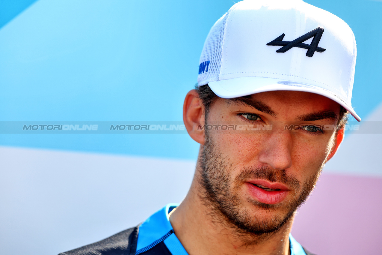 GP AZERBAIJAN, Pierre Gasly (FRA) Alpine F1 Team.

12.09.2024. Formula 1 World Championship, Rd 17, Azerbaijan Grand Prix, Baku Street Circuit, Azerbaijan, Preparation Day.

- www.xpbimages.com, EMail: requests@xpbimages.com © Copyright: Batchelor / XPB Images