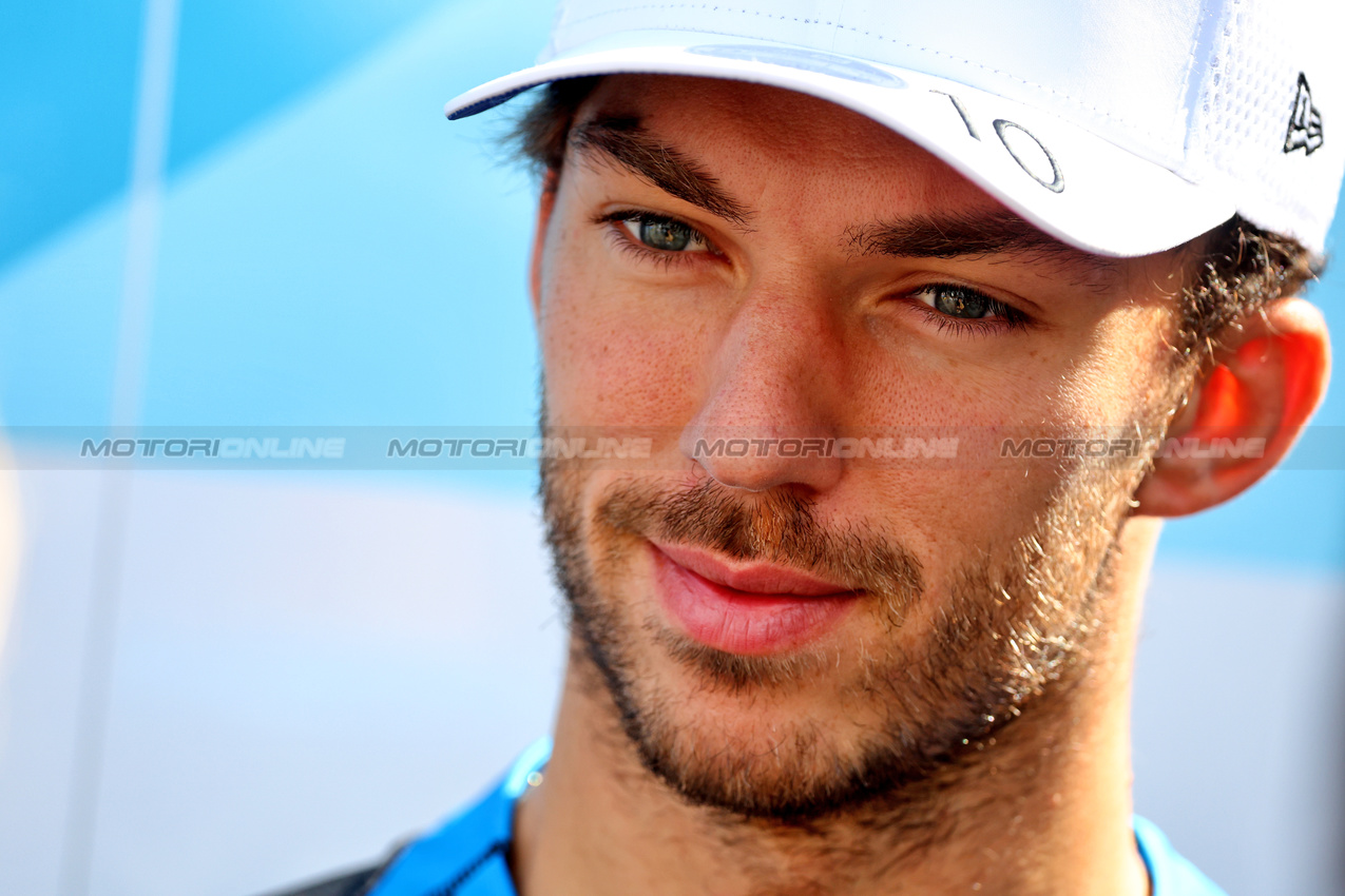 GP AZERBAIJAN, Pierre Gasly (FRA) Alpine F1 Team.

12.09.2024. Formula 1 World Championship, Rd 17, Azerbaijan Grand Prix, Baku Street Circuit, Azerbaijan, Preparation Day.

- www.xpbimages.com, EMail: requests@xpbimages.com © Copyright: Batchelor / XPB Images