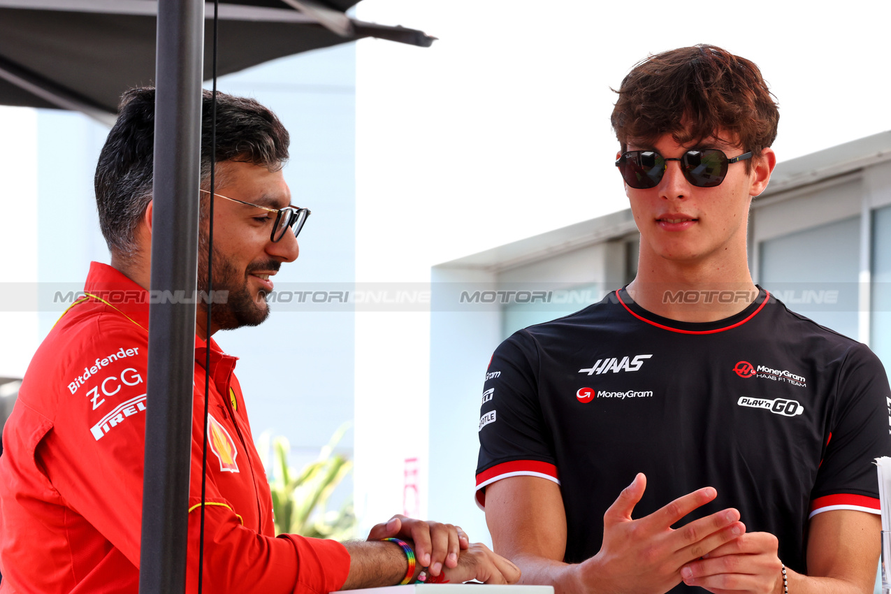 GP AZERBAIJAN, Oliver Bearman (GBR) Haas F1 Team.

12.09.2024. Formula 1 World Championship, Rd 17, Azerbaijan Grand Prix, Baku Street Circuit, Azerbaijan, Preparation Day.

 - www.xpbimages.com, EMail: requests@xpbimages.com © Copyright: Coates / XPB Images