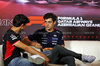 GP AZERBAIJAN, (L to R): Oliver Bearman (GBR) Haas F1 Team e Franco Colapinto (ARG) Williams Racing in the FIA Press Conference.

12.09.2024. Formula 1 World Championship, Rd 17, Azerbaijan Grand Prix, Baku Street Circuit, Azerbaijan, Preparation Day.

- www.xpbimages.com, EMail: requests@xpbimages.com © Copyright: Bearne / XPB Images