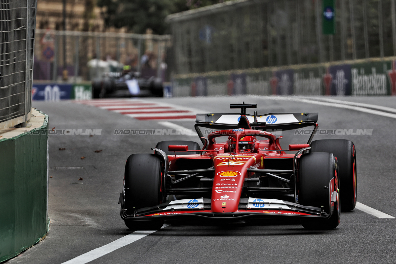 GP AZERBAIJAN, Charles Leclerc (MON) Ferrari SF-24.

14.09.2024. Formula 1 World Championship, Rd 17, Azerbaijan Grand Prix, Baku Street Circuit, Azerbaijan, Qualifiche Day.

 - www.xpbimages.com, EMail: requests@xpbimages.com © Copyright: Coates / XPB Images