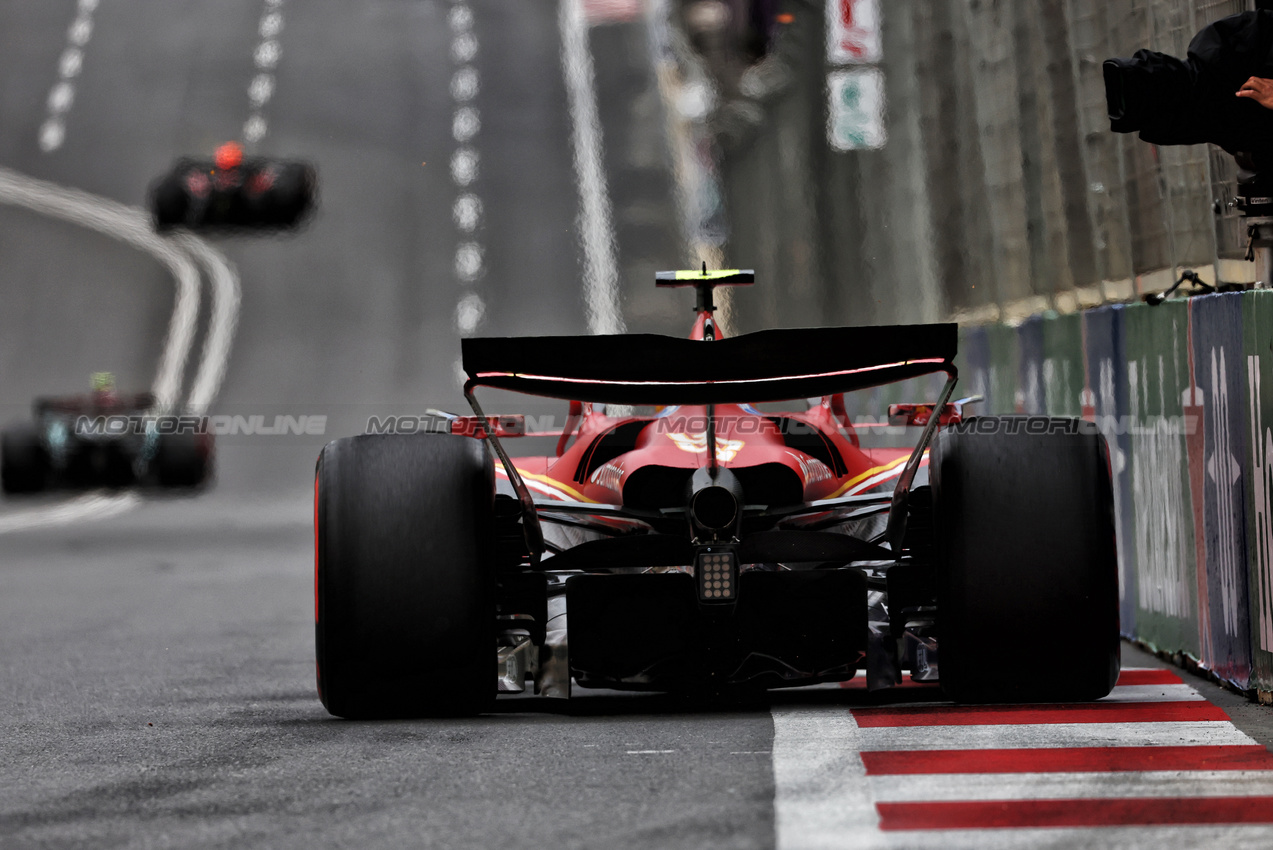 GP AZERBAIJAN, Carlos Sainz Jr (ESP) Ferrari SF-24.

14.09.2024. Formula 1 World Championship, Rd 17, Azerbaijan Grand Prix, Baku Street Circuit, Azerbaijan, Qualifiche Day.

 - www.xpbimages.com, EMail: requests@xpbimages.com © Copyright: Coates / XPB Images