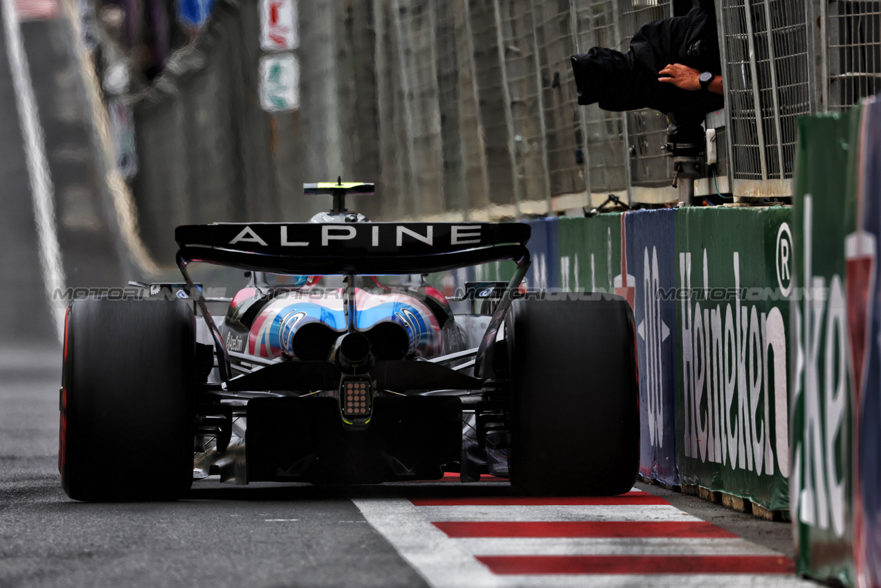 GP AZERBAIJAN, Pierre Gasly (FRA) Alpine F1 Team A524.

14.09.2024. Formula 1 World Championship, Rd 17, Azerbaijan Grand Prix, Baku Street Circuit, Azerbaijan, Qualifiche Day.

 - www.xpbimages.com, EMail: requests@xpbimages.com © Copyright: Coates / XPB Images