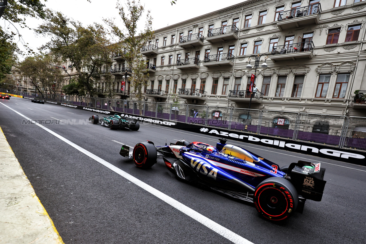 GP AZERBAIJAN, Daniel Ricciardo (AUS) RB VCARB 01.

14.09.2024. Formula 1 World Championship, Rd 17, Azerbaijan Grand Prix, Baku Street Circuit, Azerbaijan, Qualifiche Day.

- www.xpbimages.com, EMail: requests@xpbimages.com © Copyright: Charniaux / XPB Images