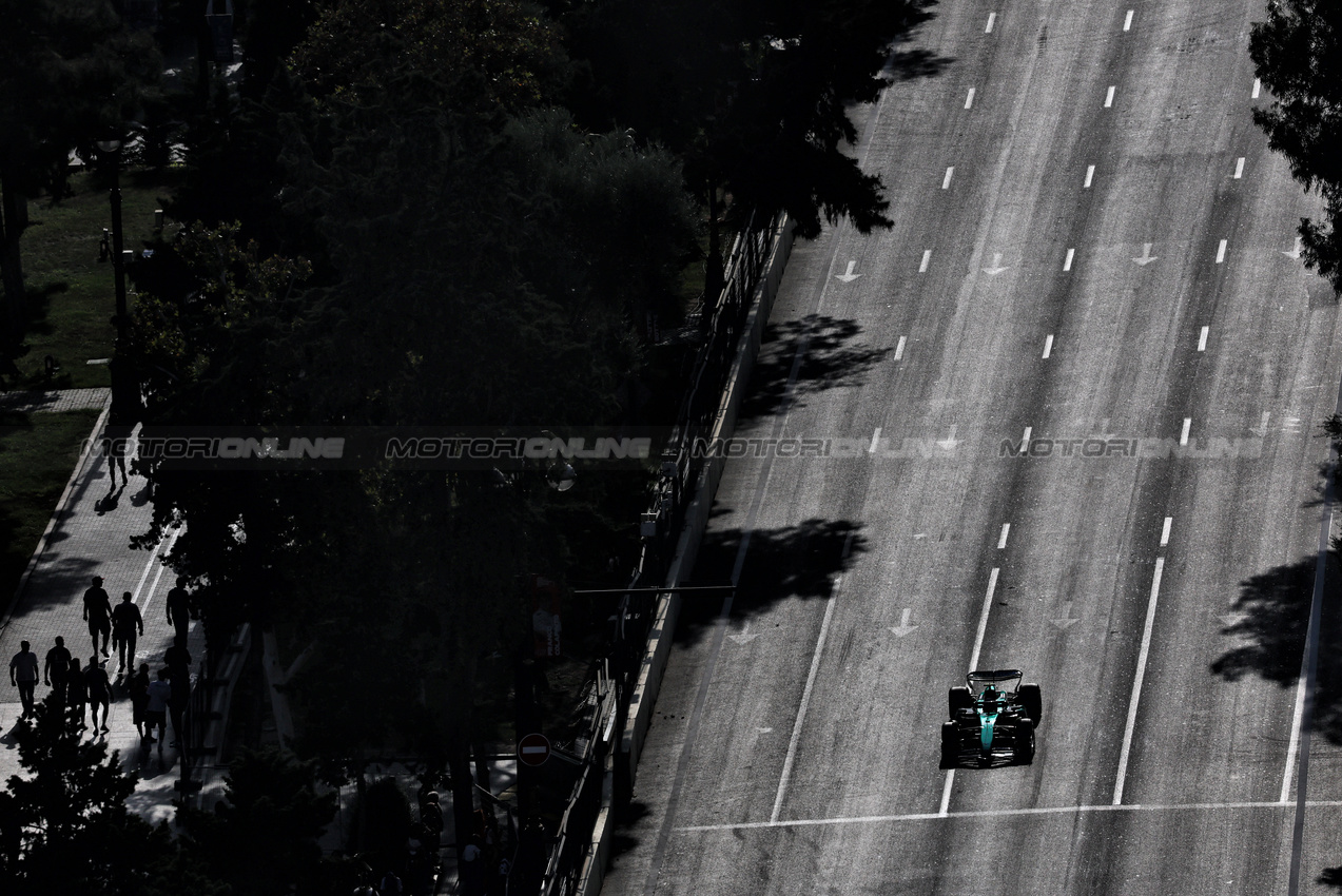 GP AZERBAIJAN, Fernando Alonso (ESP) Aston Martin F1 Team AMR24.

14.09.2024. Formula 1 World Championship, Rd 17, Azerbaijan Grand Prix, Baku Street Circuit, Azerbaijan, Qualifiche Day.

- www.xpbimages.com, EMail: requests@xpbimages.com © Copyright: Charniaux / XPB Images