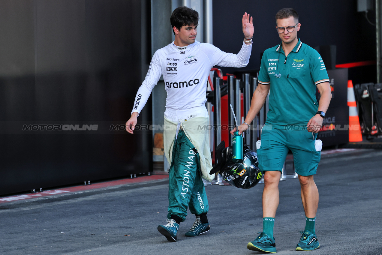 GP AZERBAIJAN, Lance Stroll (CDN) Aston Martin F1 Team.

14.09.2024. Formula 1 World Championship, Rd 17, Azerbaijan Grand Prix, Baku Street Circuit, Azerbaijan, Qualifiche Day.

- www.xpbimages.com, EMail: requests@xpbimages.com © Copyright: Batchelor / XPB Images