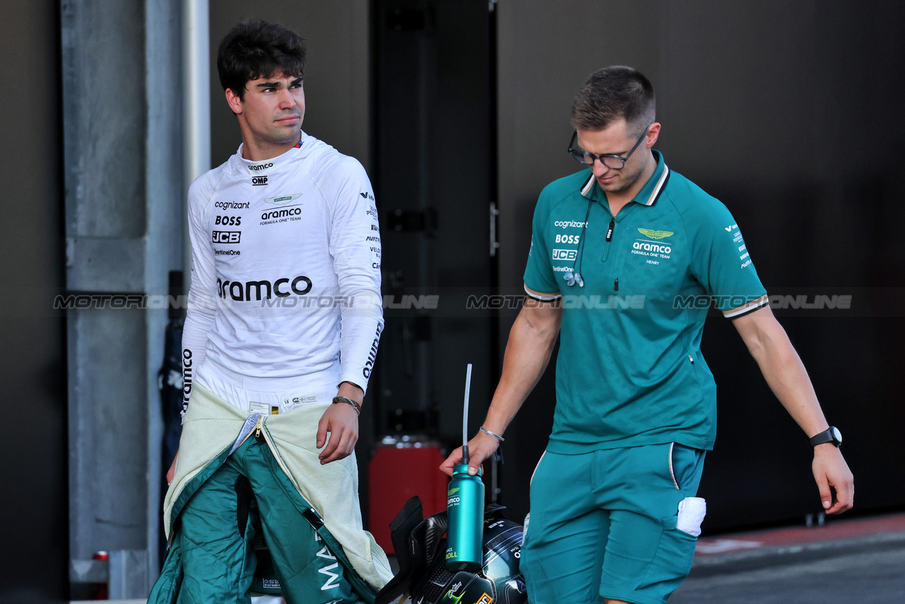 GP AZERBAIJAN, Lance Stroll (CDN) Aston Martin F1 Team.

14.09.2024. Formula 1 World Championship, Rd 17, Azerbaijan Grand Prix, Baku Street Circuit, Azerbaijan, Qualifiche Day.

- www.xpbimages.com, EMail: requests@xpbimages.com © Copyright: Batchelor / XPB Images