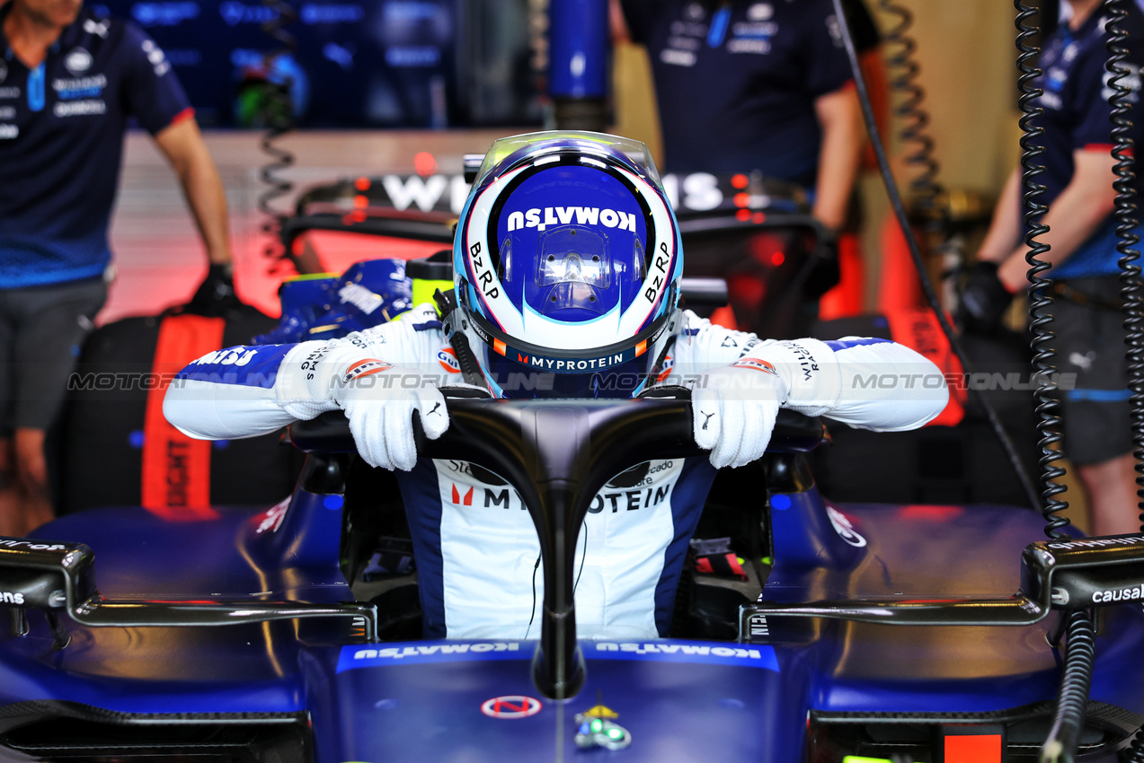 GP AZERBAIJAN, Franco Colapinto (ARG) Williams Racing FW46.

14.09.2024. Formula 1 World Championship, Rd 17, Azerbaijan Grand Prix, Baku Street Circuit, Azerbaijan, Qualifiche Day.

- www.xpbimages.com, EMail: requests@xpbimages.com © Copyright: Bearne / XPB Images