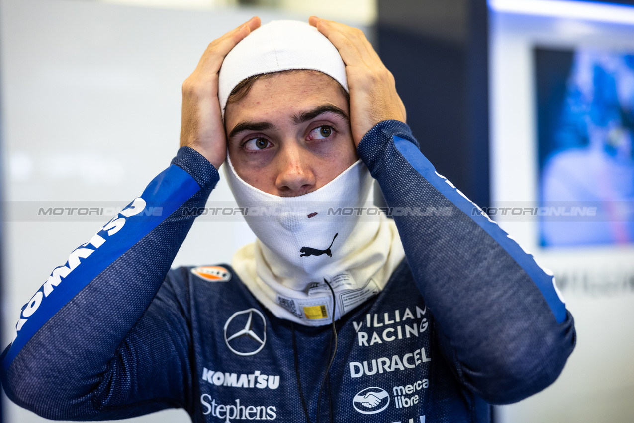 GP AZERBAIJAN, Franco Colapinto (ARG) Williams Racing.

14.09.2024. Formula 1 World Championship, Rd 17, Azerbaijan Grand Prix, Baku Street Circuit, Azerbaijan, Qualifiche Day.

- www.xpbimages.com, EMail: requests@xpbimages.com © Copyright: Bearne / XPB Images