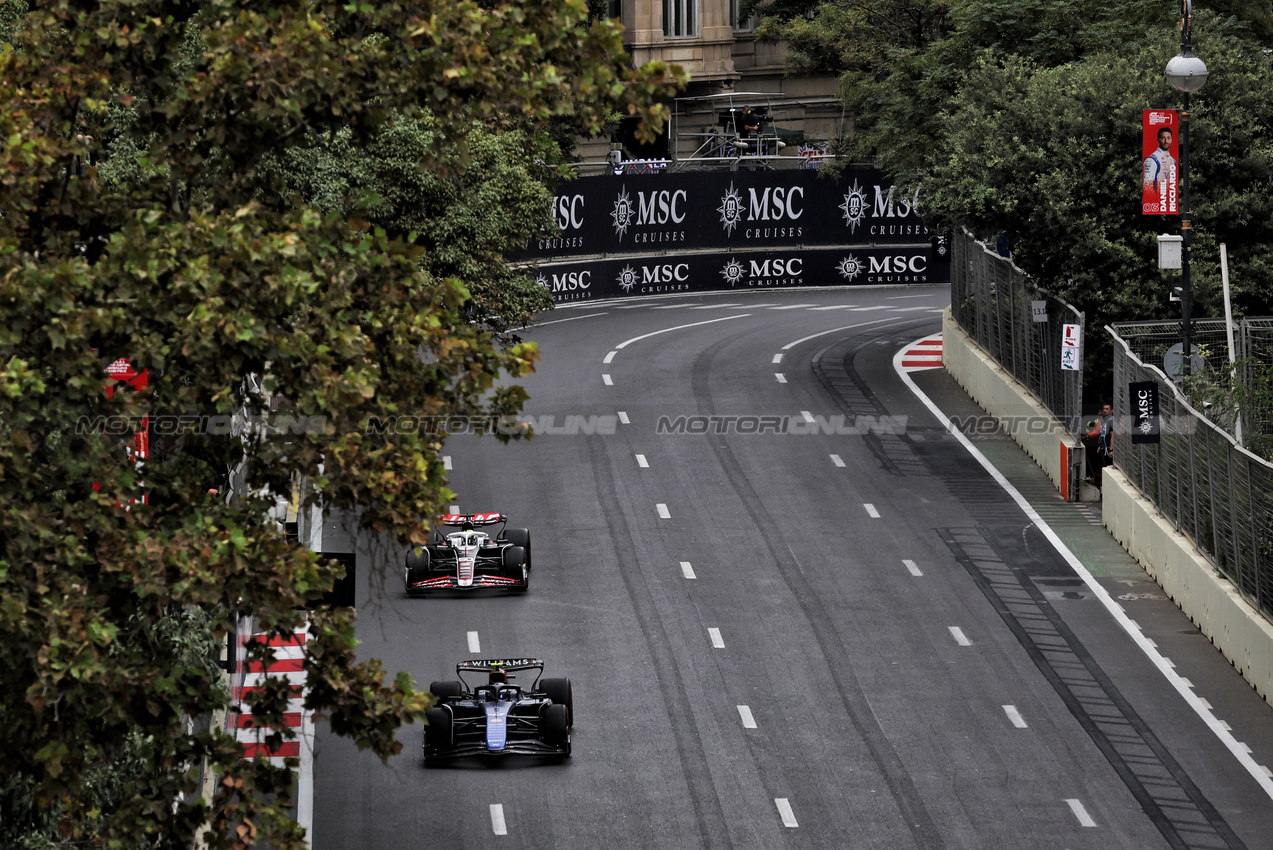 GP AZERBAIJAN, Franco Colapinto (ARG) Williams Racing FW46.

14.09.2024. Formula 1 World Championship, Rd 17, Azerbaijan Grand Prix, Baku Street Circuit, Azerbaijan, Qualifiche Day.

- www.xpbimages.com, EMail: requests@xpbimages.com © Copyright: Bearne / XPB Images