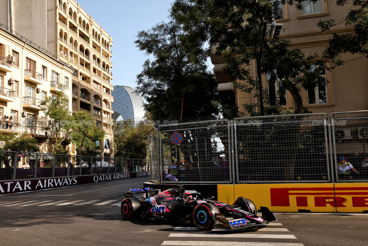 GP AZERBAIJAN, Esteban Ocon (FRA) Alpine F1 Team A524.

14.09.2024. Formula 1 World Championship, Rd 17, Azerbaijan Grand Prix, Baku Street Circuit, Azerbaijan, Qualifiche Day.

 - www.xpbimages.com, EMail: requests@xpbimages.com © Copyright: Coates / XPB Images