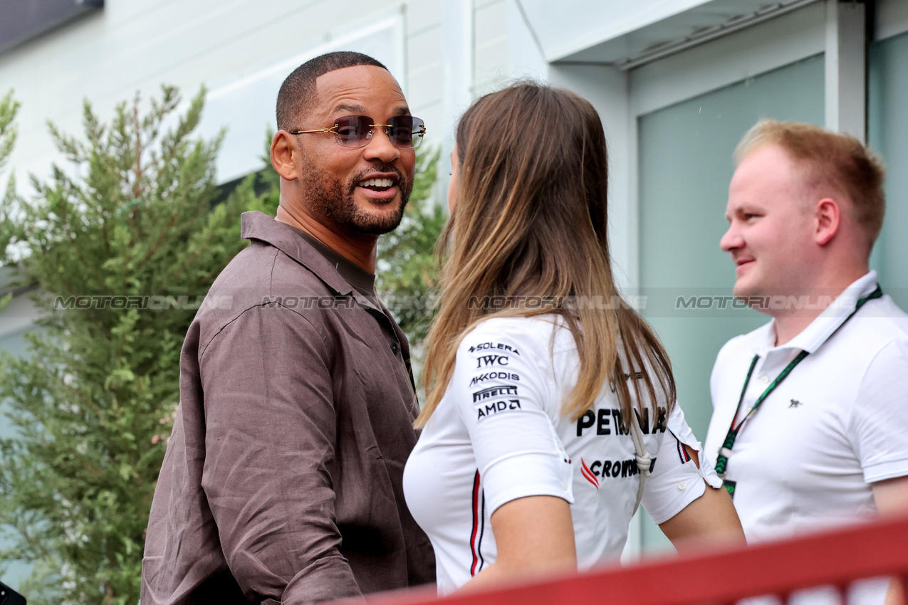 GP AZERBAIJAN, Will Smith (USA) Actor.

14.09.2024. Formula 1 World Championship, Rd 17, Azerbaijan Grand Prix, Baku Street Circuit, Azerbaijan, Qualifiche Day.

- www.xpbimages.com, EMail: requests@xpbimages.com © Copyright: Batchelor / XPB Images