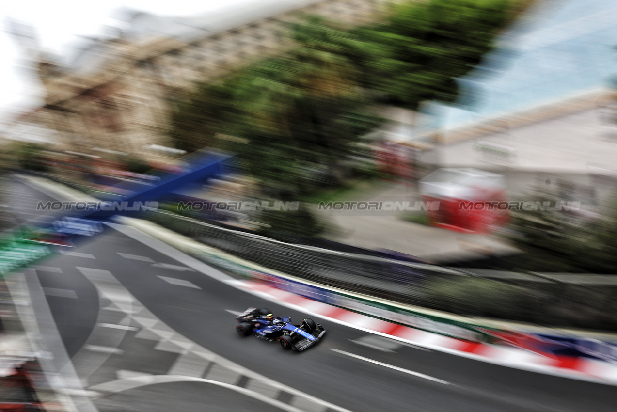 GP AZERBAIJAN, Franco Colapinto (ARG) Williams Racing FW46.

14.09.2024. Formula 1 World Championship, Rd 17, Azerbaijan Grand Prix, Baku Street Circuit, Azerbaijan, Qualifiche Day.

- www.xpbimages.com, EMail: requests@xpbimages.com © Copyright: Bearne / XPB Images