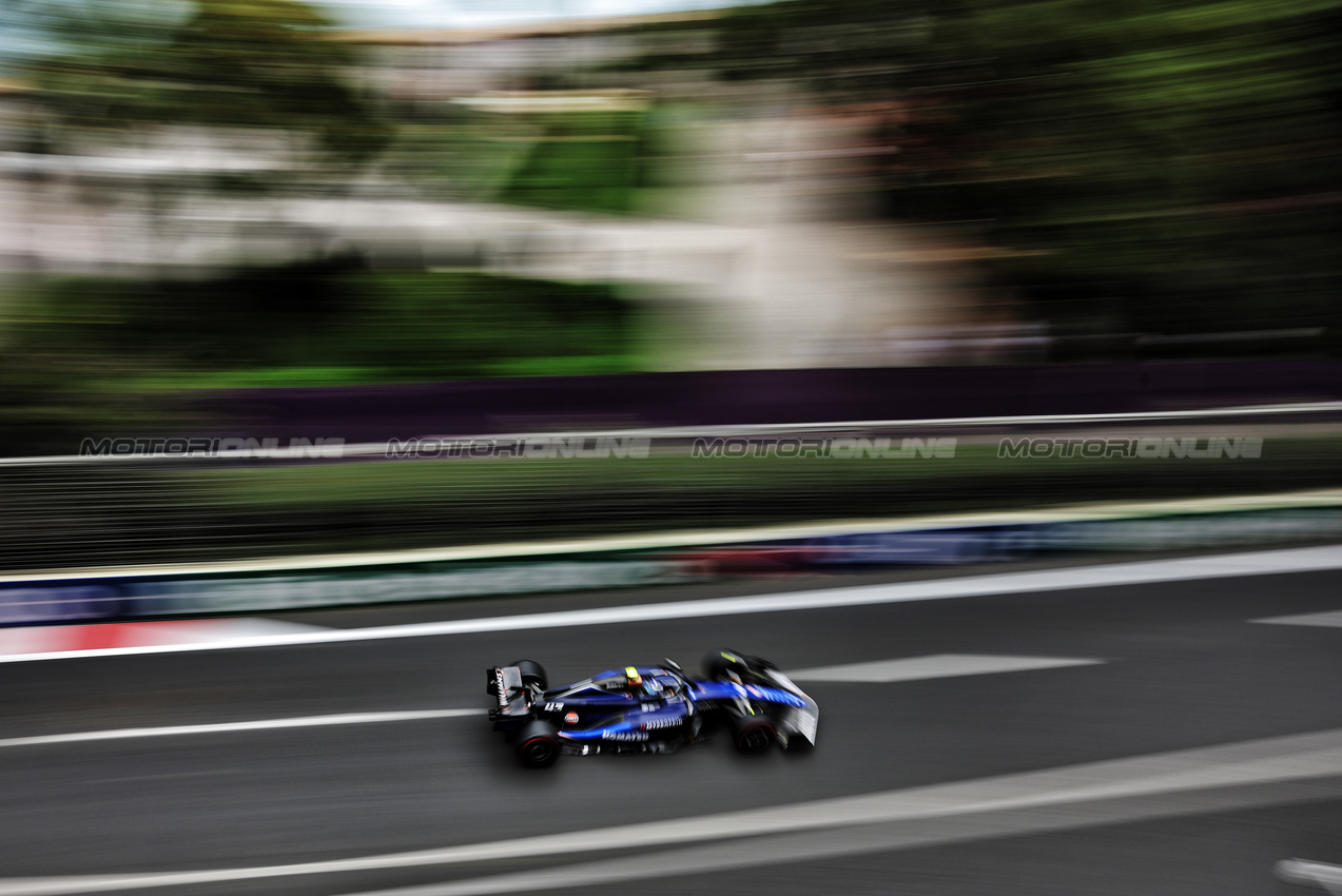 GP AZERBAIJAN, Franco Colapinto (ARG) Williams Racing FW46.

14.09.2024. Formula 1 World Championship, Rd 17, Azerbaijan Grand Prix, Baku Street Circuit, Azerbaijan, Qualifiche Day.

- www.xpbimages.com, EMail: requests@xpbimages.com © Copyright: Bearne / XPB Images