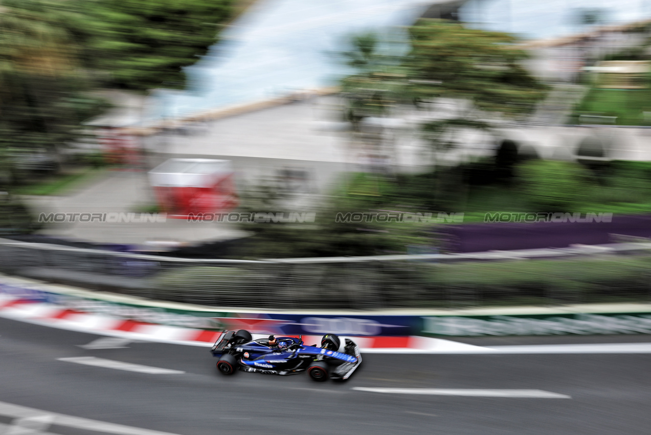 GP AZERBAIJAN, Alexander Albon (THA) Williams Racing FW46.

14.09.2024. Formula 1 World Championship, Rd 17, Azerbaijan Grand Prix, Baku Street Circuit, Azerbaijan, Qualifiche Day.

- www.xpbimages.com, EMail: requests@xpbimages.com © Copyright: Bearne / XPB Images