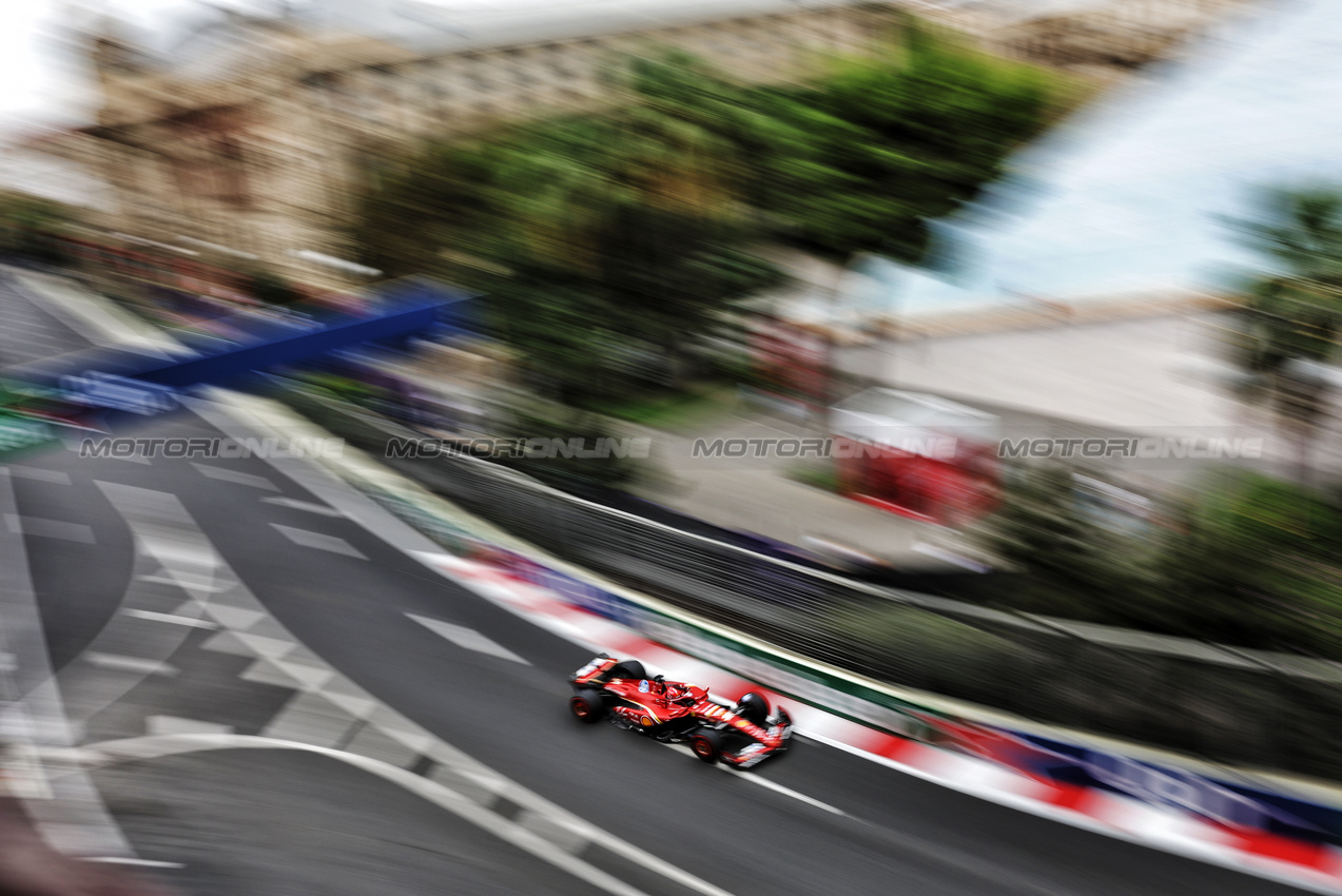 GP AZERBAIJAN, Charles Leclerc (MON) Ferrari SF-24.

14.09.2024. Formula 1 World Championship, Rd 17, Azerbaijan Grand Prix, Baku Street Circuit, Azerbaijan, Qualifiche Day.

- www.xpbimages.com, EMail: requests@xpbimages.com © Copyright: Bearne / XPB Images