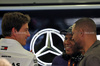 GP AZERBAIJAN, Will Smith (USA) Actor with Toto Wolff (GER) Mercedes AMG F1 Shareholder e Executive Director.

14.09.2024. Formula 1 World Championship, Rd 17, Azerbaijan Grand Prix, Baku Street Circuit, Azerbaijan, Qualifiche Day.

- www.xpbimages.com, EMail: requests@xpbimages.com © Copyright: Batchelor / XPB Images