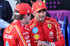 GP AZERBAIJAN, Third placed Carlos Sainz Jr (ESP) Ferrari in qualifying parc ferme with pole sitter Charles Leclerc (MON) Ferrari.

14.09.2024. Formula 1 World Championship, Rd 17, Azerbaijan Grand Prix, Baku Street Circuit, Azerbaijan, Qualifiche Day.

- www.xpbimages.com, EMail: requests@xpbimages.com © Copyright: Batchelor / XPB Images