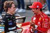 GP AZERBAIJAN, (L to R): Second placed Oscar Piastri (AUS) McLaren in qualifying parc ferme with pole sitter Charles Leclerc (MON) Ferrari.

14.09.2024. Formula 1 World Championship, Rd 17, Azerbaijan Grand Prix, Baku Street Circuit, Azerbaijan, Qualifiche Day.

 - www.xpbimages.com, EMail: requests@xpbimages.com © Copyright: Coates / XPB Images