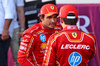 GP AZERBAIJAN, Pole sitter Charles Leclerc (MON) Ferrari in qualifying parc ferme with third placed team mate Carlos Sainz Jr (ESP) Ferrari.

14.09.2024. Formula 1 World Championship, Rd 17, Azerbaijan Grand Prix, Baku Street Circuit, Azerbaijan, Qualifiche Day.

 - www.xpbimages.com, EMail: requests@xpbimages.com © Copyright: Coates / XPB Images