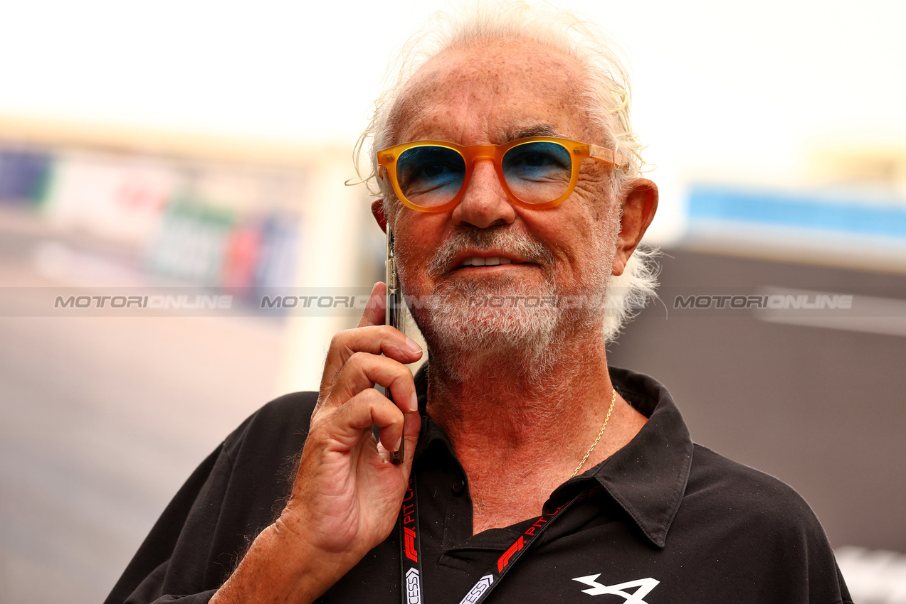 GP AZERBAIJAN, Flavio Briatore (ITA) Alpine F1 Team Executive Advisor.

13.09.2024. Formula 1 World Championship, Rd 17, Azerbaijan Grand Prix, Baku Street Circuit, Azerbaijan, Practice Day.

 - www.xpbimages.com, EMail: requests@xpbimages.com © Copyright: Coates / XPB Images