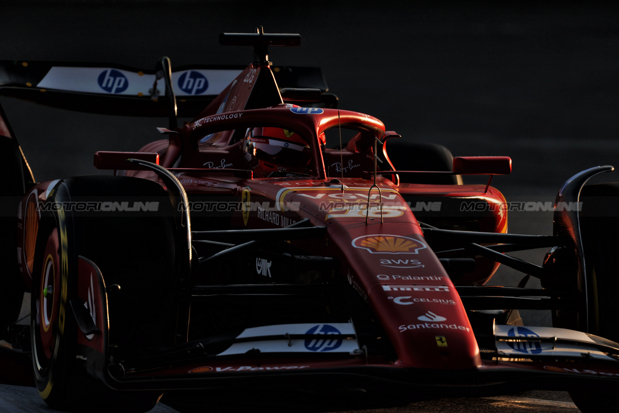 GP AZERBAIJAN, Charles Leclerc (MON) Ferrari SF-24.

13.09.2024. Formula 1 World Championship, Rd 17, Azerbaijan Grand Prix, Baku Street Circuit, Azerbaijan, Practice Day.

 - www.xpbimages.com, EMail: requests@xpbimages.com © Copyright: Coates / XPB Images